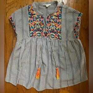 Beautifully Embroidered THML Top - XS